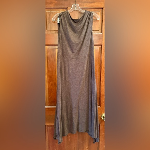 Eileen Fisher Cap Sleeve Scoop Neck Brown Dress Size Small - Picture 3 of 6